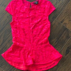 Moda lace peplum top size Xs